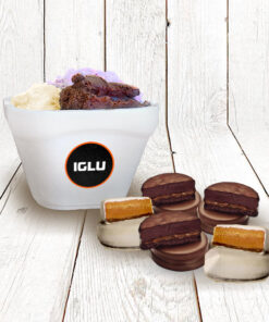 1/2 Kg + 5 Alfajores Helados